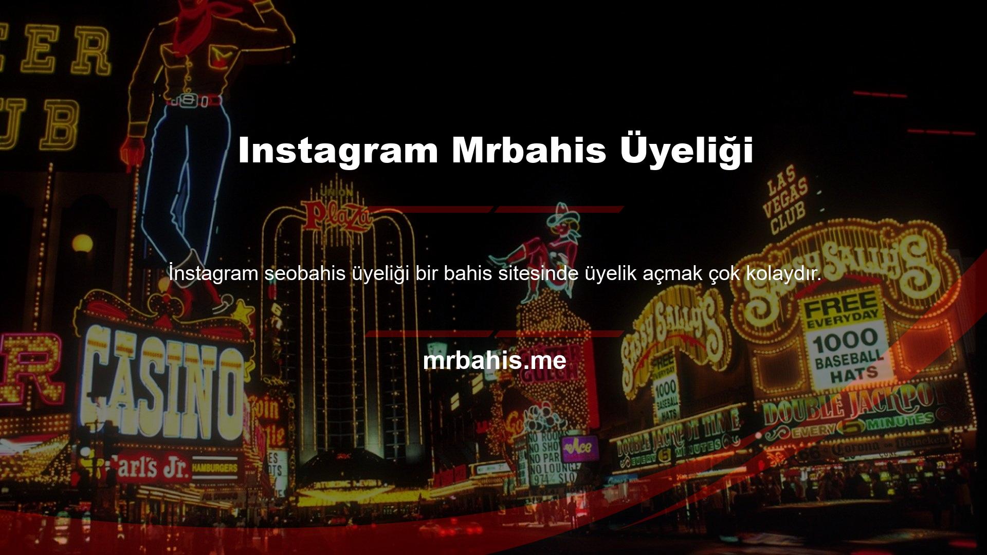 Mrbahis Üyeliği Mrbahis Instagram üyeliği tamamen ücretsiz ve kolaydır