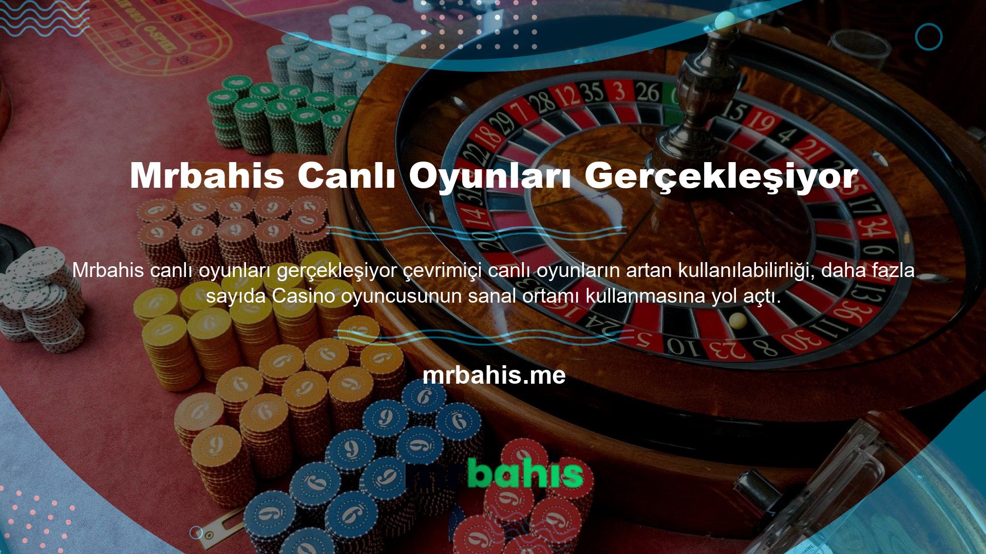 Canlı oyunlara Türkiye'ye açık Casino platformlarından erişilebilmektedir